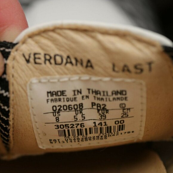 VTG Nike Womens Air Presto Golf Shoe Size 8 White Slip On Soft Spikes Verdana - Picture 11 of 12